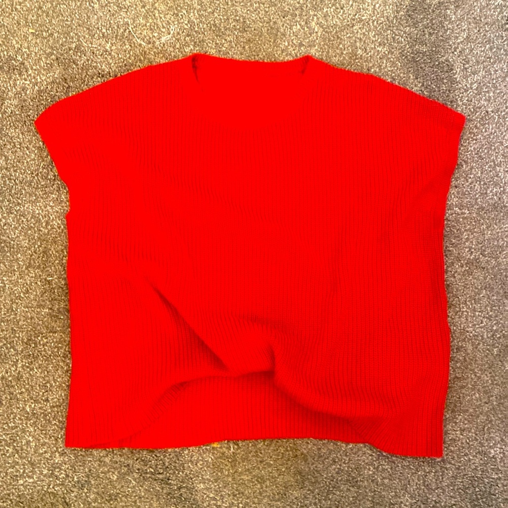 Red sweater